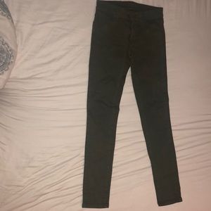Carmar olive green skinny jeans